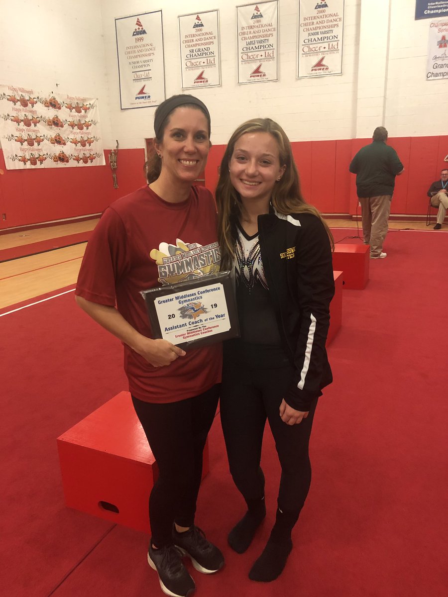 Such an awesome Novice GMC meet! Hana is 2nd on vault, we honored our seniors Anushka &amp; Sarah, Ryley was named to the All-GMC team, and Coach Henning was named Assistant GMC Coach of the Year! @GoSBVikings <a href="/PE_carlson/">Heidi Carlson</a> <a href="/StefShoro/">Stefanie Shoro</a> <a href="/CWOBrien1/">Christina O'Brien</a>