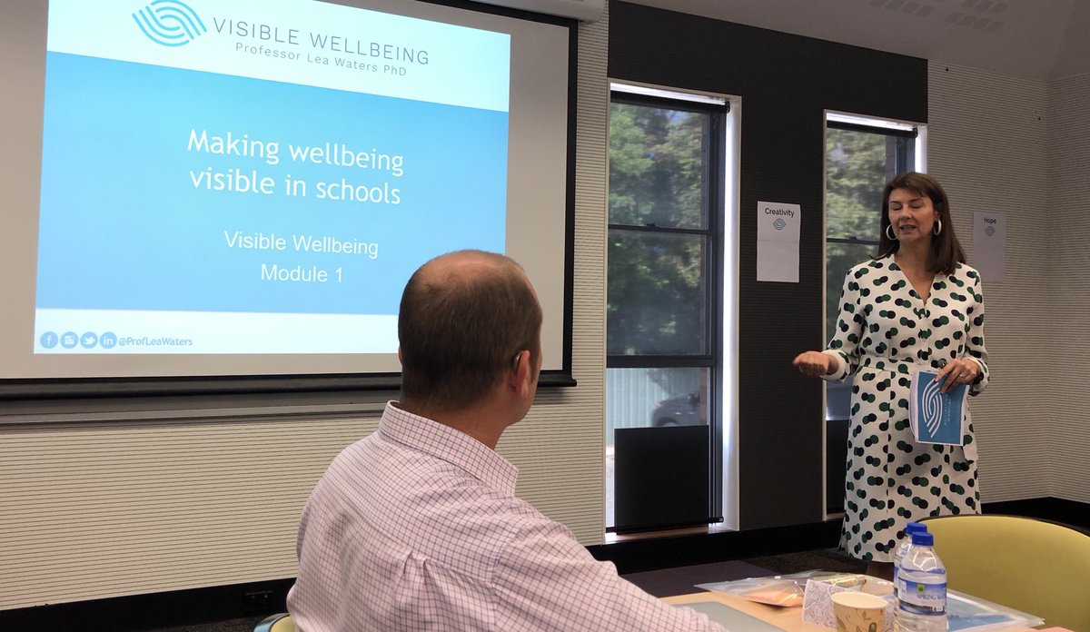 Visible well-being! What a great PL initiative at CEWA. Thank you ⁦<a href="/ProfLeaWaters/">Lea Waters AM, PhD</a>⁩ and Laura Alison #onecewa #MovingForward towards