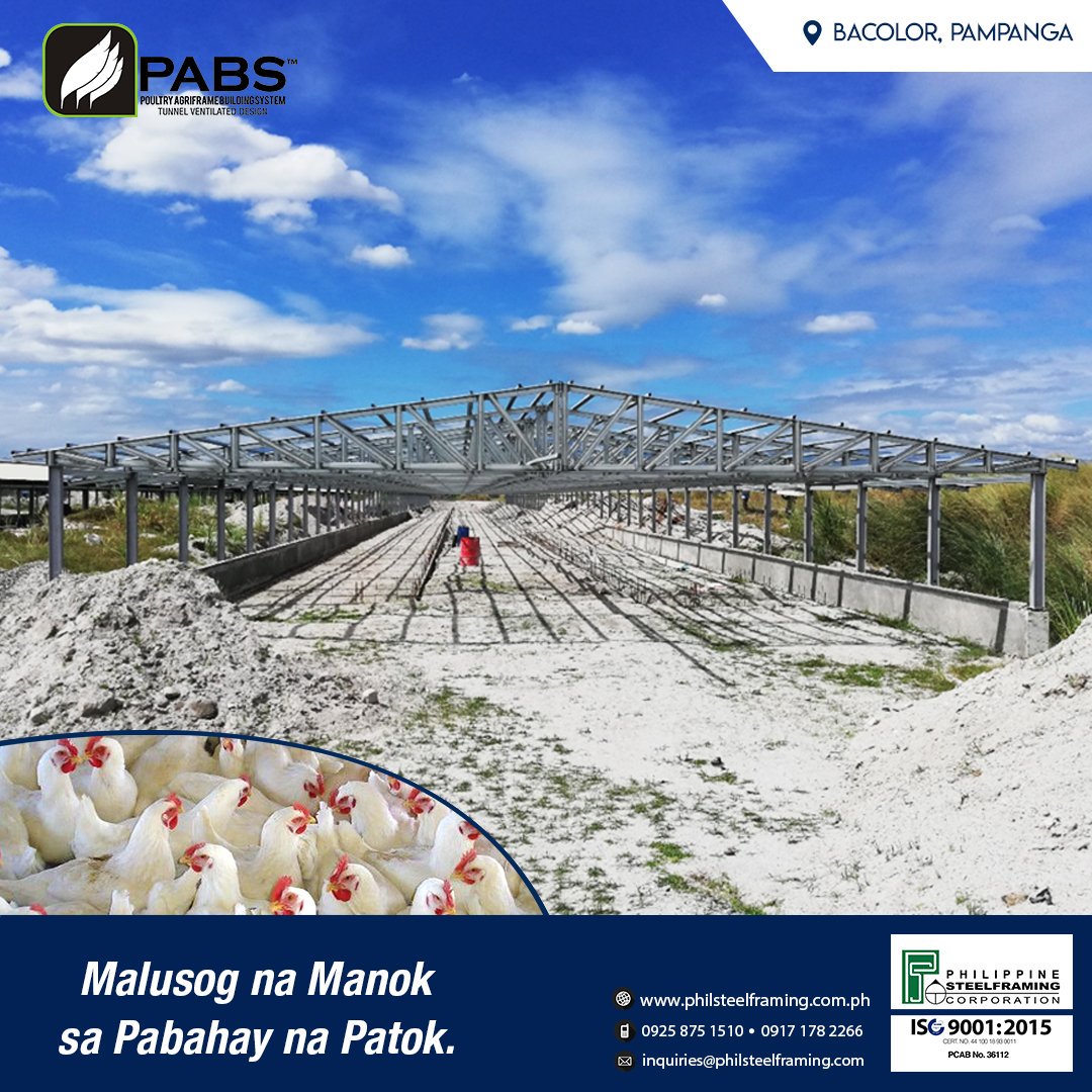 PhSteelFraming's tweet image. Rust resistance steel trusses and steel sections?
Galva SteelTruss is the key!

With 120 grams of zinc per square meter siguradong hindi ito agad mangangalawang.

See photos below for actual trusses used in our poultry building project in Bacolor, Pampanga

#PABS #PoultryBuilding