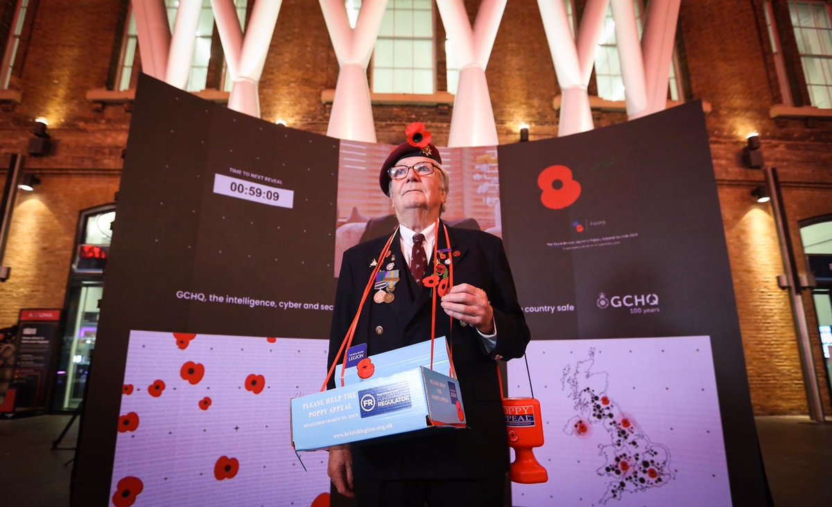 PoppyLegion's tweet image. Operation Poppy HQ has landed! If you’re passing through London Kings Cross station today, come and get your poppy and take a look to find out more about Operation Poppy and the stories of real unseen contributions being made by the #ArmedForces community #PoppyAppeal