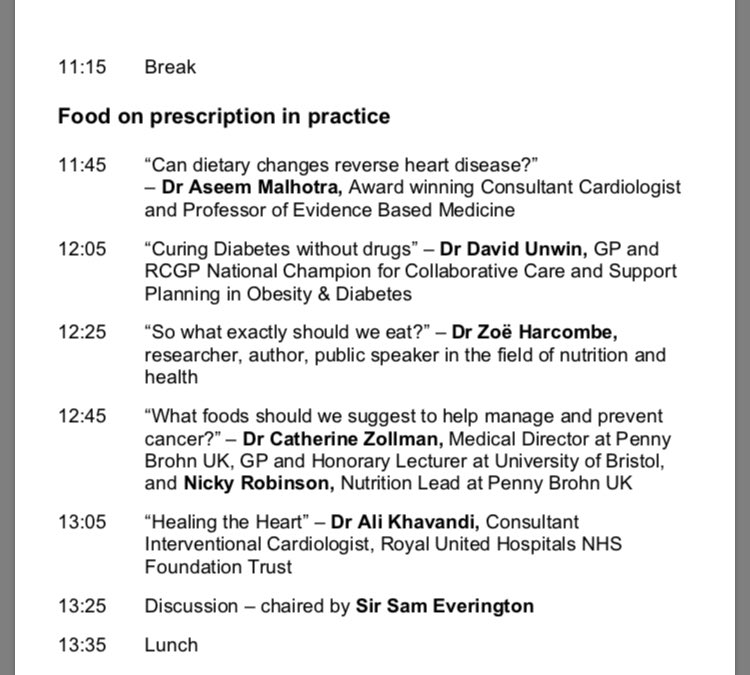 DrAseemMalhotra's tweet photo. Can dietary changes reverse heart disease? 

Looking forward to delivering this @CollegeofMed lecture today amongst a wonderful line up of speakers at the Royal Society of Medicine. @zoeharcombe @lowcarbGP @timspector @DeanOrnishMD #obesity #NHS https://t.co/3nF6cUTh79