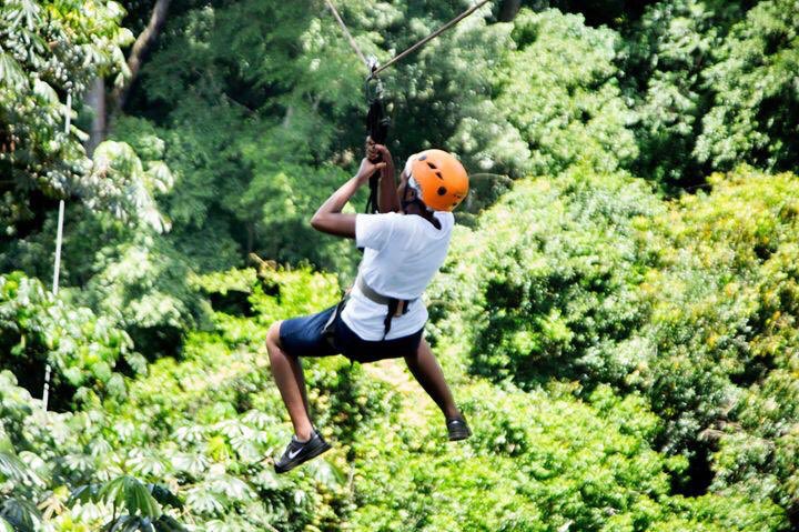 NodeGroupOnline's tweet photo. Experiencing the Mabira Forest canopy just makes you fly. The super skyway Canopy zipline system sends you soaring between the tallest trees in the rain forest this December
 #EasternTravelogue https://t.co/dRo72pq9wm