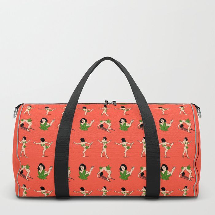midnightatelier's tweet photo. https://t.co/Gnyrw5sTSq Art model weed Censorship Duffle Bag #funny #funnyart #pattern #surfacedesign #independentartist #gift #birthdaygift #bag #bags #redpattern https://t.co/Zkbbfy2BuP