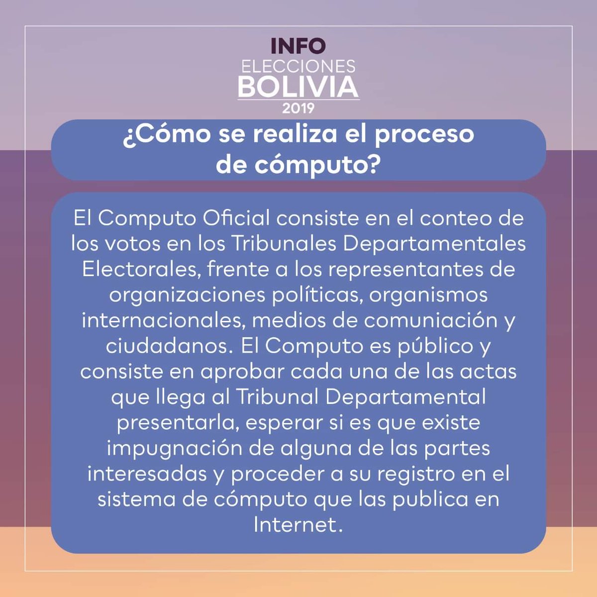 BoElecciones's tweet photo. ¿Cómo se realiza el proceso de cómputo? 
Más información en 👉 https://t.co/JPad8F3qhT https://t.co/1u5BMY02v3