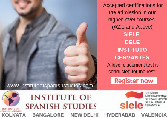 Accepted certifications for admission to our higher level courses : A2.1 and above
<a href="/SIELE_org/">SIELE</a> #siele #dele