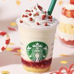 11月1日発売!スタバの新作!メリーストロベリーケーキフラペチーノ!