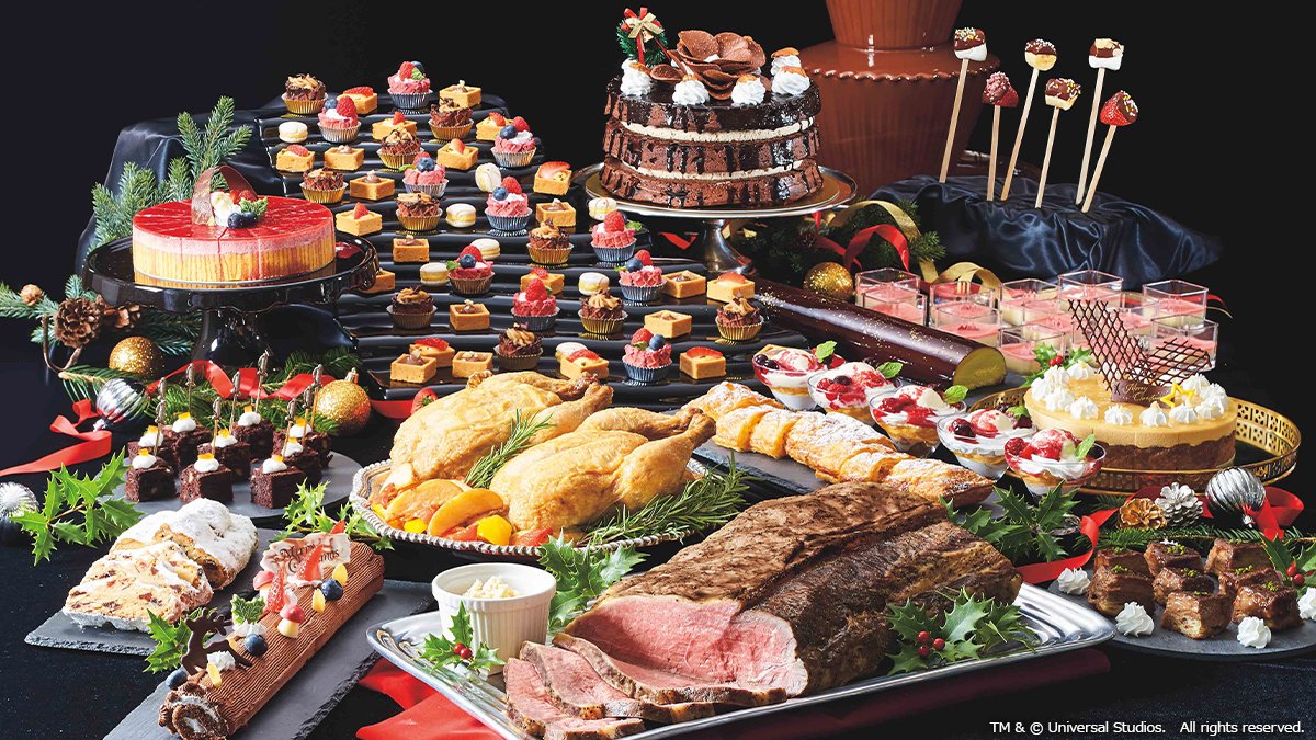 Twitter 上的 ユニバーサル スタジオ ジャパン公式 クリスマス スペシャルビュッフェ ローストビーフ ローストチキンに ビュッフェ 限定スイーツなど クリスマスを彩る豪華メニューがずらり 贅沢で華やかなビュッフェとともにステキなクリスマスを Usj Twitter 上的 ユニバーサル スタジオ ジャパン公式 クリスマス スペシャルビュッフェ ローストビーフ ローストチキンに ビュッフェ 限定スイーツなど クリスマスを彩る豪華メニューがずらり 贅沢で華やかなビュッフェとともにステキなクリスマスを Usj