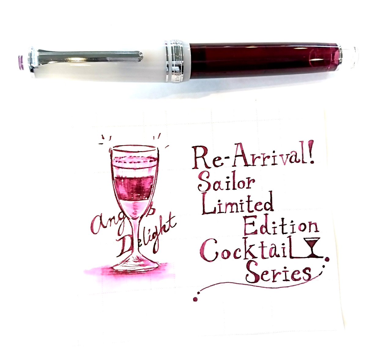 再入荷！！】 セーラーの限定万年筆カクテルシリーズ 『エンジェルズ