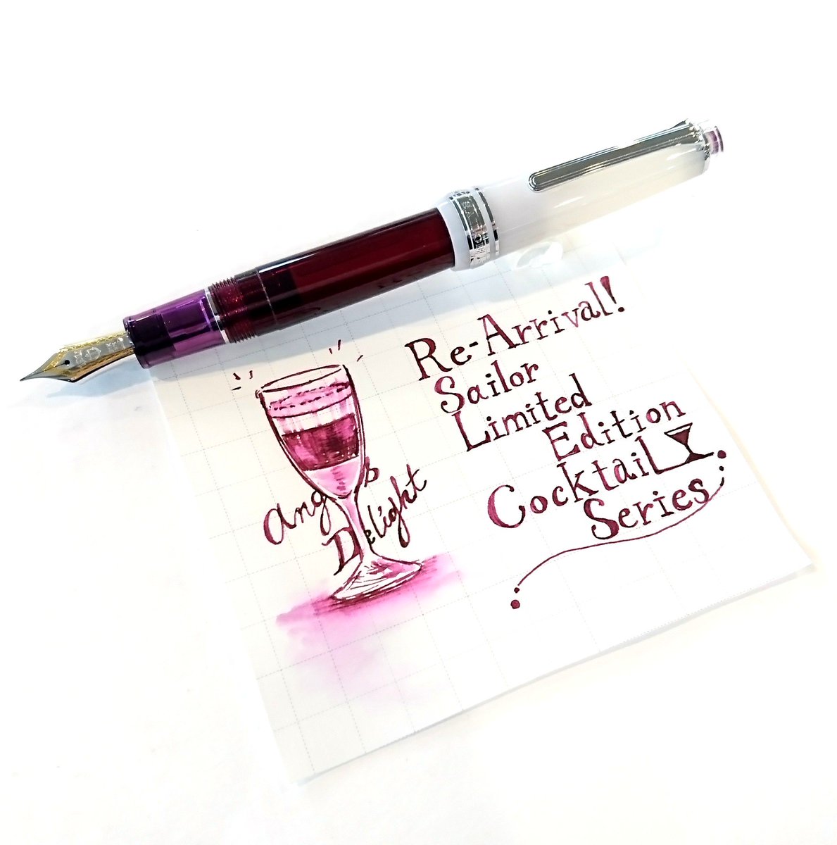 再入荷！！】 セーラーの限定万年筆カクテルシリーズ 『エンジェルズ
