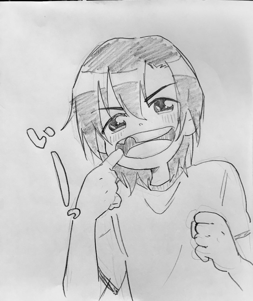 歯抜け少年と気になり少年 