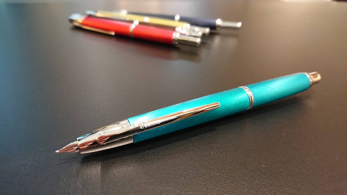 キャップレス デシモ ライトブルー 万年筆 パイロット 万年筆 キャップ