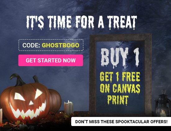 printonnusa's tweet image. We Have Some SpoOooOooOoky Savings You Won’t Want to Miss. Buy 1 Get 1 Free On Canvas Prints, Use Code GHOSTBOGO
#CanvasPrints #HalloweenSale #PrintONN #USA