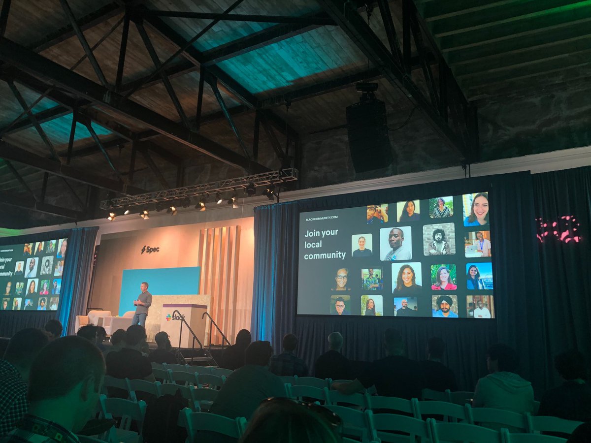 johnkagga's tweet photo. That moment when you see your photo on the big #slackspec screens. https://t.co/Xn6qOgGkg2