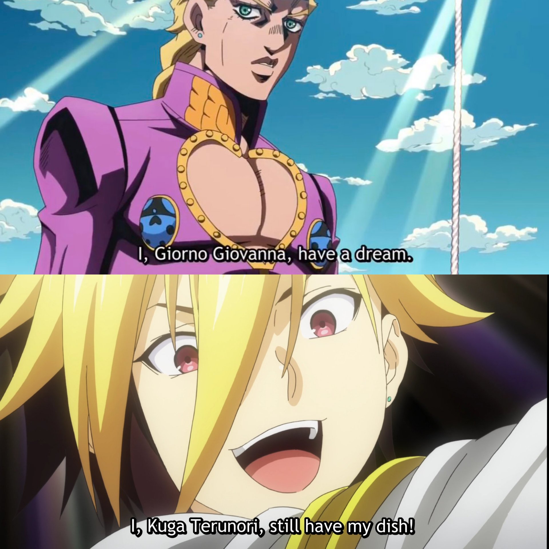 January on X: Food Wars is back at it with the Jojo references, that or  I'm just thinking of Jojo too often. #JOJOsBizzareAdventure #FoodWars   / X