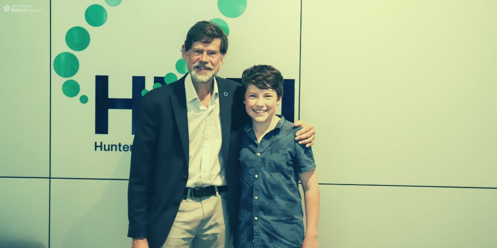 Swedish Paediatric Endocrinologist, Dr Ragnar Hanas was recently in Australia and visited John Hunter Children's Hospital where he gave a talk on the Swedish approach to CGM and HbA1c targets, much to the delight of type 1 diabetes patient, 11-year-old Aiden.