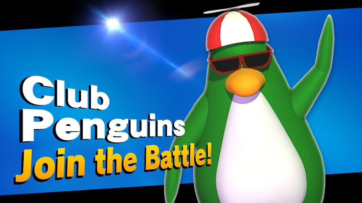 PART IV. How would Club Penguin be represented in Smash?Of course, the ideal is having a playable character with alt skins of the famous Club Penguin mascots with Rookie as the default skin! But realistically speaking, I don't see it happening. I'd settle for a Spirit, frankly.