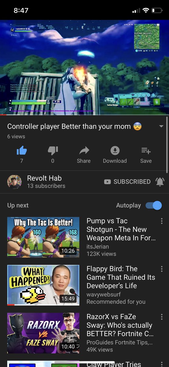 revolt_org's tweet photo. New video up by @HABEBABED6 Go like it #Fortnite #ControllerGang #RevoltRC https://t.co/sKksYQTTh5