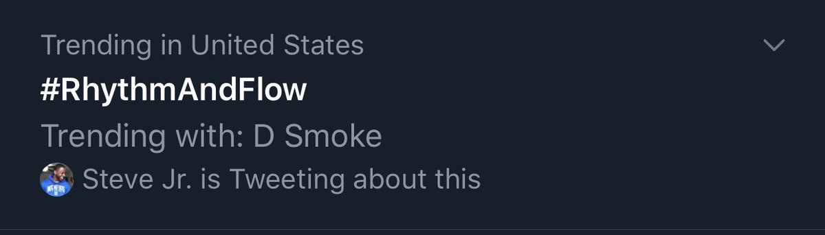 BardiUpdatess's tweet photo. #RhythmAndFlow is trending in the US! 👑 https://t.co/VjRqLleSib