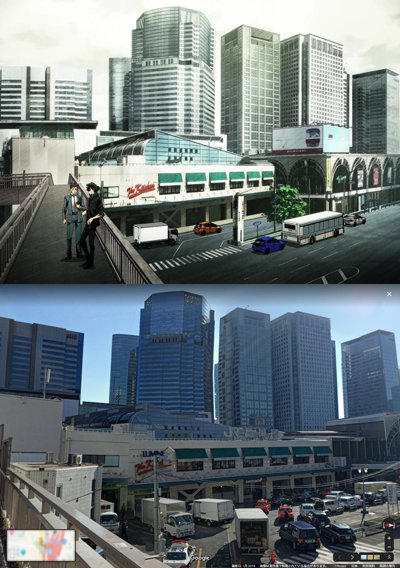 アニメ聖地巡礼 舞台探訪 警視庁 特務部 特殊凶悪犯対策室 第七課 トクナナ 第3話 品川 のオフィスビルに爆弾魔bが爆弾を仕掛けたとの情報を受けて捜査に来た七月清司と一ノ瀬栞がが話をしていたのは 品川駅前歩道橋でした