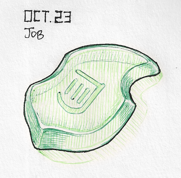 Enjins's tweet photo. bird job stone, wow!

Inktober Day 23: Favourite job https://t.co/H6lyY999fe
