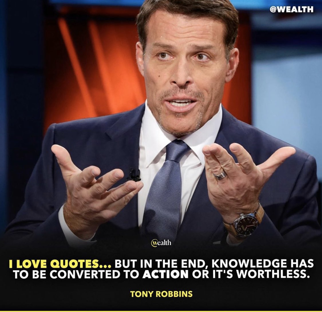 Application is key. 

#quotes #motivation #coaching