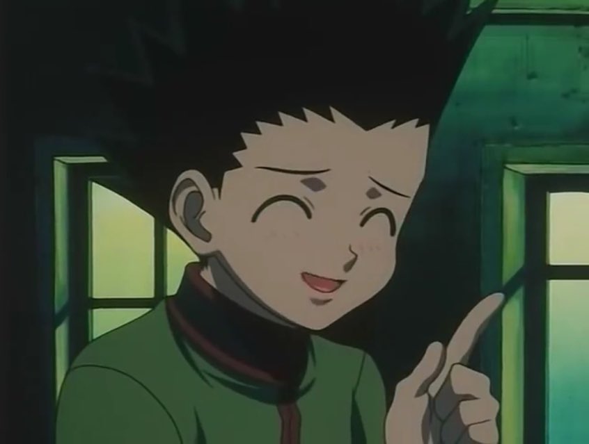 latinofreecss's tweet image. GON SAID: 👉🏼👈🏼☺️😅💓 he is so precious