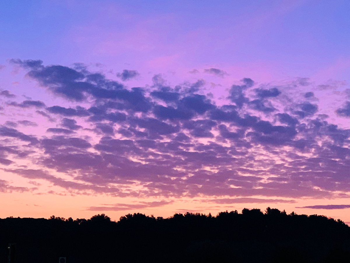 ...un cielo semplicemente fantastico stamattina 😍 #24ottobre #ottobrateromane