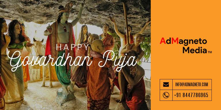 Admagneto Media Wish You Happy Goverdhan Pooja May Lord Krishna Bless You With Luck Fortunes And Strength Of Govardhan Happygoverdhanpooja Govardhanpooja Indianfestivals Festival Festivaloflights Happydiwali19 Admagnetomedia