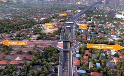254Journo's tweet photo. The #NairobiExpressway road is designed to run through the central reserve of the A8 (median). The project will be massive progress in the country's development trajectory.
#NaiExpress
#TrafficAlert https://t.co/LgdyqwqCRa