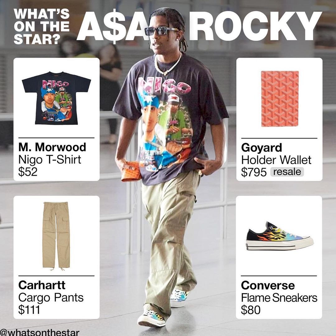 Asap rocky flame converse Clearance