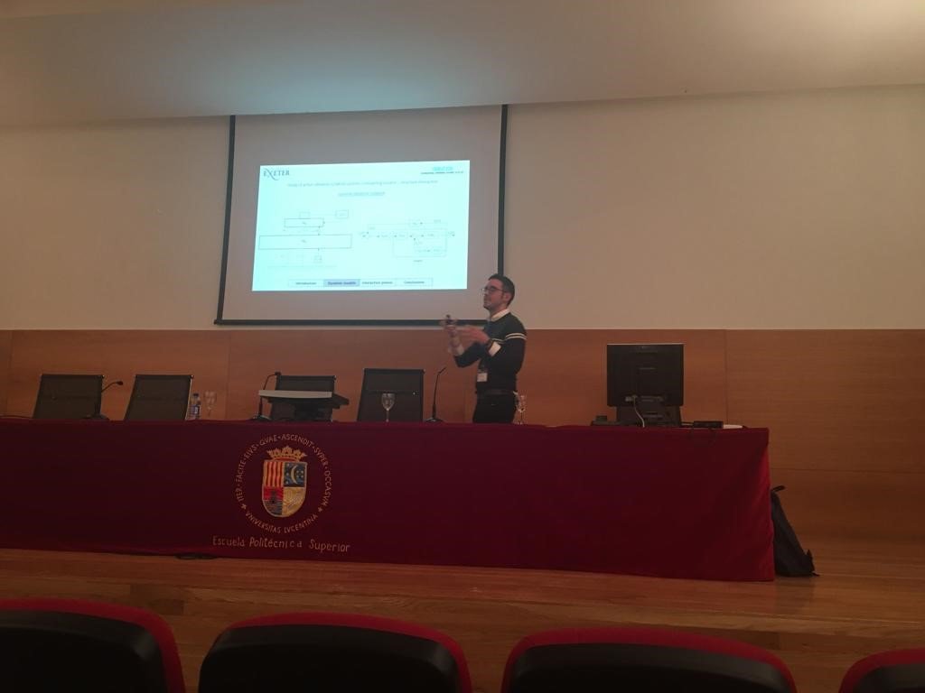 Our #PHD #student Jorge Perez-Aracil presented at the 5th International Conference on Mechanical Models in #Structural #Engineering CMMOST 2019. His presentation was on the Study of active #vibration isolation systems considering isolator-structure interaction