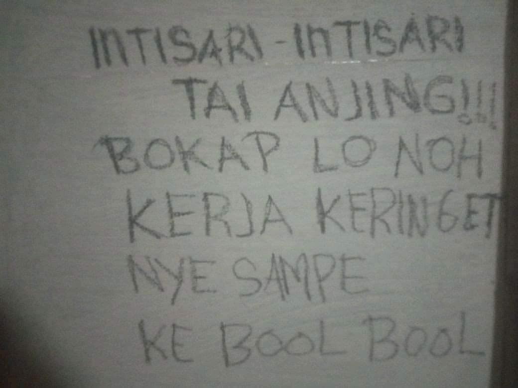 fact_in_sheet's tweet photo. Di omongin alus suka gak mempan. https://t.co/ocLA9wuTj2