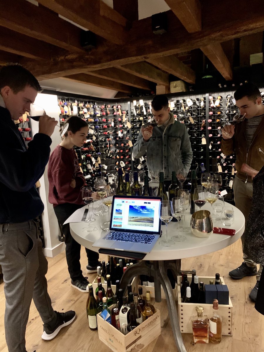 The Fat Duck (UK) today. Staff tasting the range including Polish Hill, currently on by the glass with Mount Horrocks riesling, a great exercise in significance of vineyard. Long trip; will have stay for lunch!