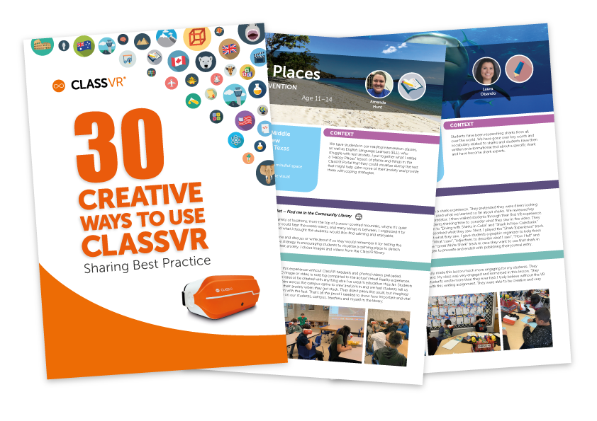 Teachers all over the world use #ClassVR in a variety of ways. We are always interested in hearing more about how YOU are using ClassVR in YOUR classroom. 

Get in touch with us to hear more about our ‘50+ Creative Ways to Use ClassVR’ project. Deadline 22 Nov 2019.

#VRARinedu