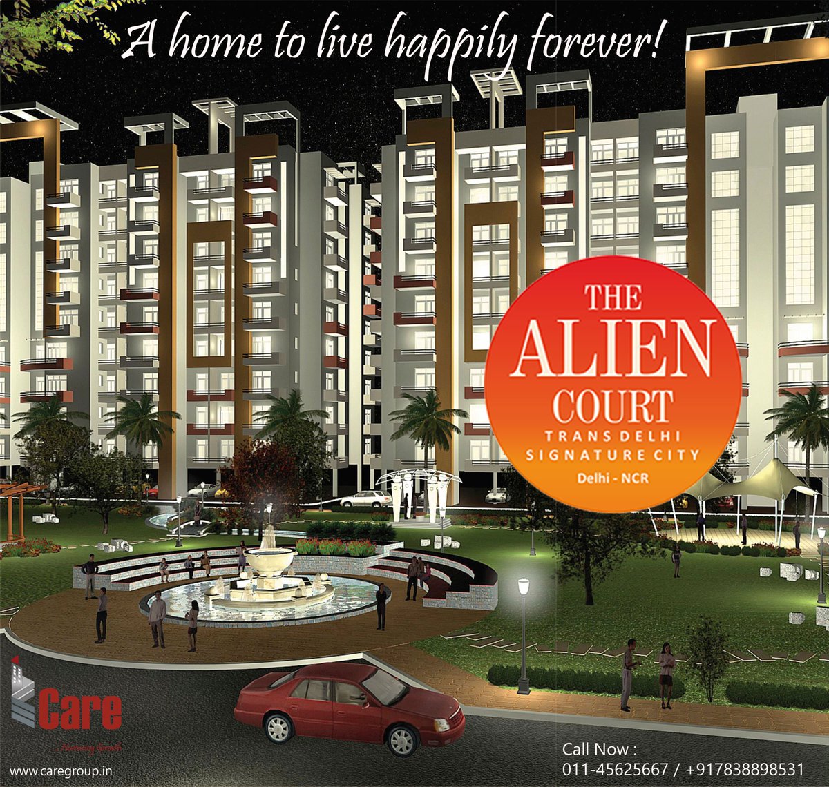 CareGroup6's tweet photo. Take your lifestyle to new heights!
Welcome to " The Alien Court"!
#transcity #ghaziabad #housing #luxuryhomes #TheAlienCourt
https://t.co/lxprqwVWMZ https://t.co/MG9U3lBe5p