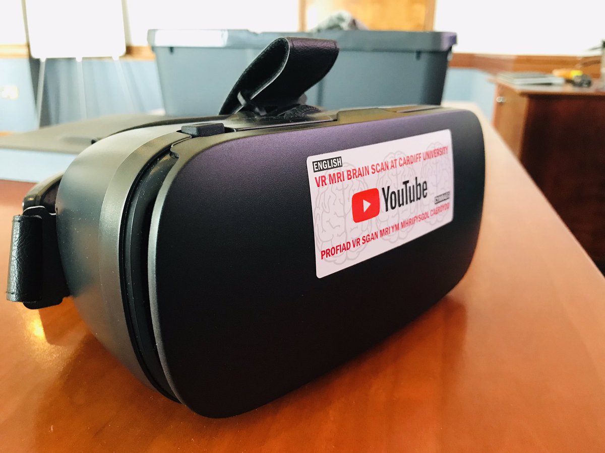 PsychCardiffUni's tweet photo. Our final game for the #BrainBoxCardiff launch allows users to experience what it’s like to have an MRI scan at @CUBRICcardiff using a Virtual Reality Headset!

For more info about the Brain Box - go to https://t.co/Qh88iSl1Yl

Kindly funded by the @wellcometrust https://t.co/J8ksnNCS7R
