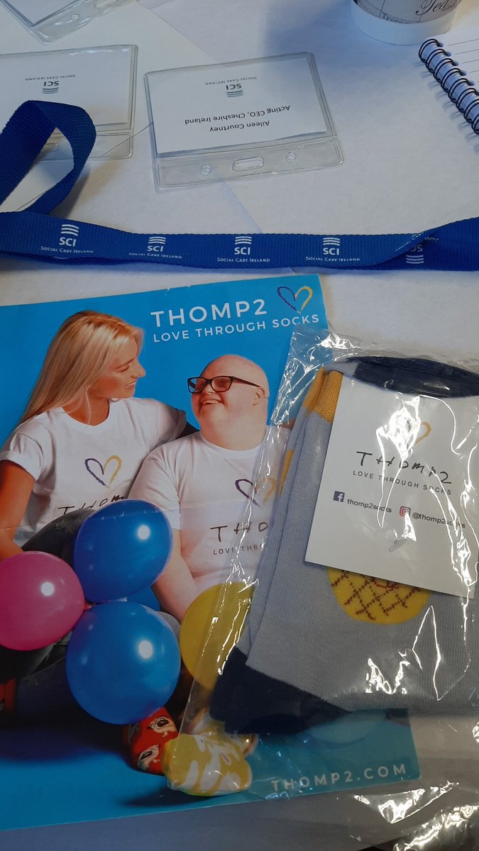 missesamac's tweet photo. Picked up a pair of #thomp2socks at #dsigcon19 https://t.co/ZbMJlRQVi1