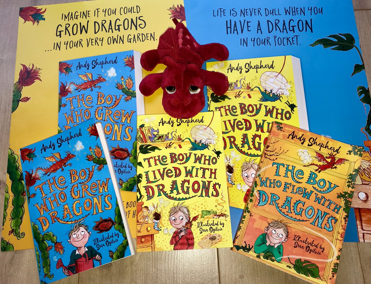 andyjshepherd's tweet image. To celebrate their bestseller flag the lovely folks @PiccadillyPress are giving away a set of ALL THREE #TheBoyWhoGrewDragons books

&amp;amp; to make it extra special I'll send this little dragon along with them. (He's very excited!)  

To enter follow &amp;amp; RT. Winner picked 31/10 UK only
