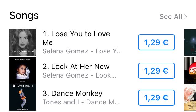 Selena Gomez Itunes Charts
