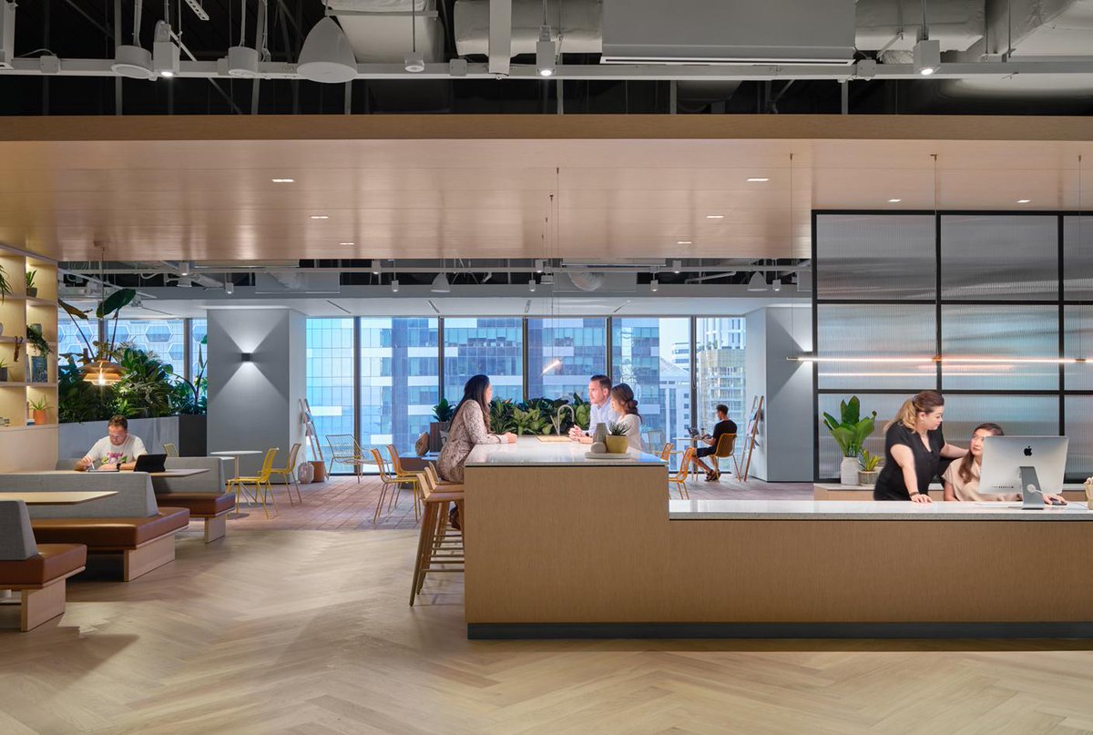 mmoserassociate's tweet image. Replicating the vibrancy of a small town in a 50,000 sq. ft #headquarters - we developed a #design-build solution for @Zendesk in #Singapore centred on creating socially engaging community spaces: bit.ly/2poauQh #designinspiration