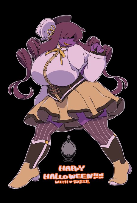 魔法少女☆スージィちゃん(巴マミ)

#DELTARUNE 
#HappyHalloweenWithSusie 