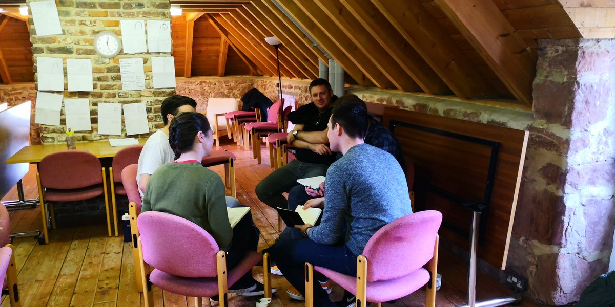 wallsykev's tweet photo. Teams @scotgrad preparing for sales role play! Let's see who asks the best questions and even tried to close a sale? @ZachSorrells @skillfluence @HIEScotland #scotgrad https://t.co/9lyyben3RL