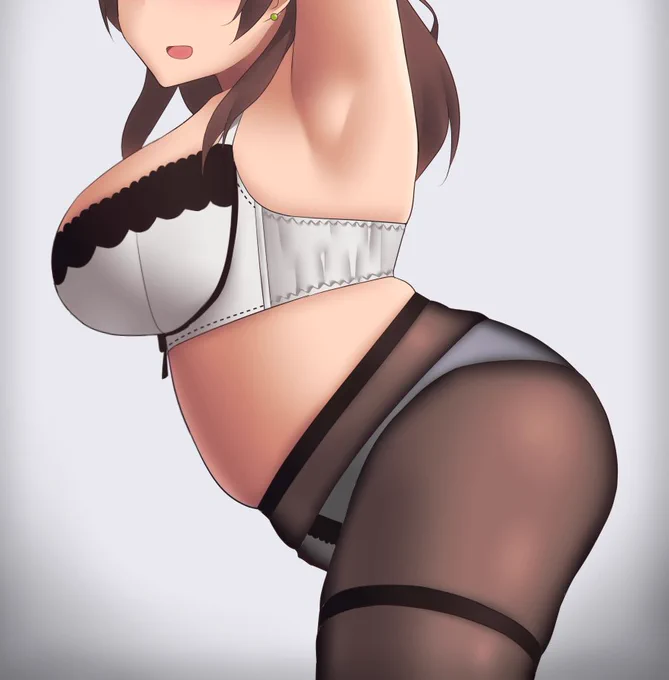 横乳・横尻コンボ 