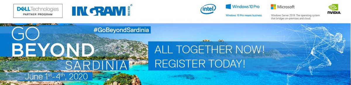 Mit <a href="/DellTech/">Dell Technologies</a>, <a href="/IngramMicroDE/">Ingram Micro Germany</a> &amp; Go Beyond nach Sardinien. 
Interesse? Alle Infos kompakt im Überblick gibt es hier: bit.ly/2BFa76Q

#GOBEYONDSARDINIA