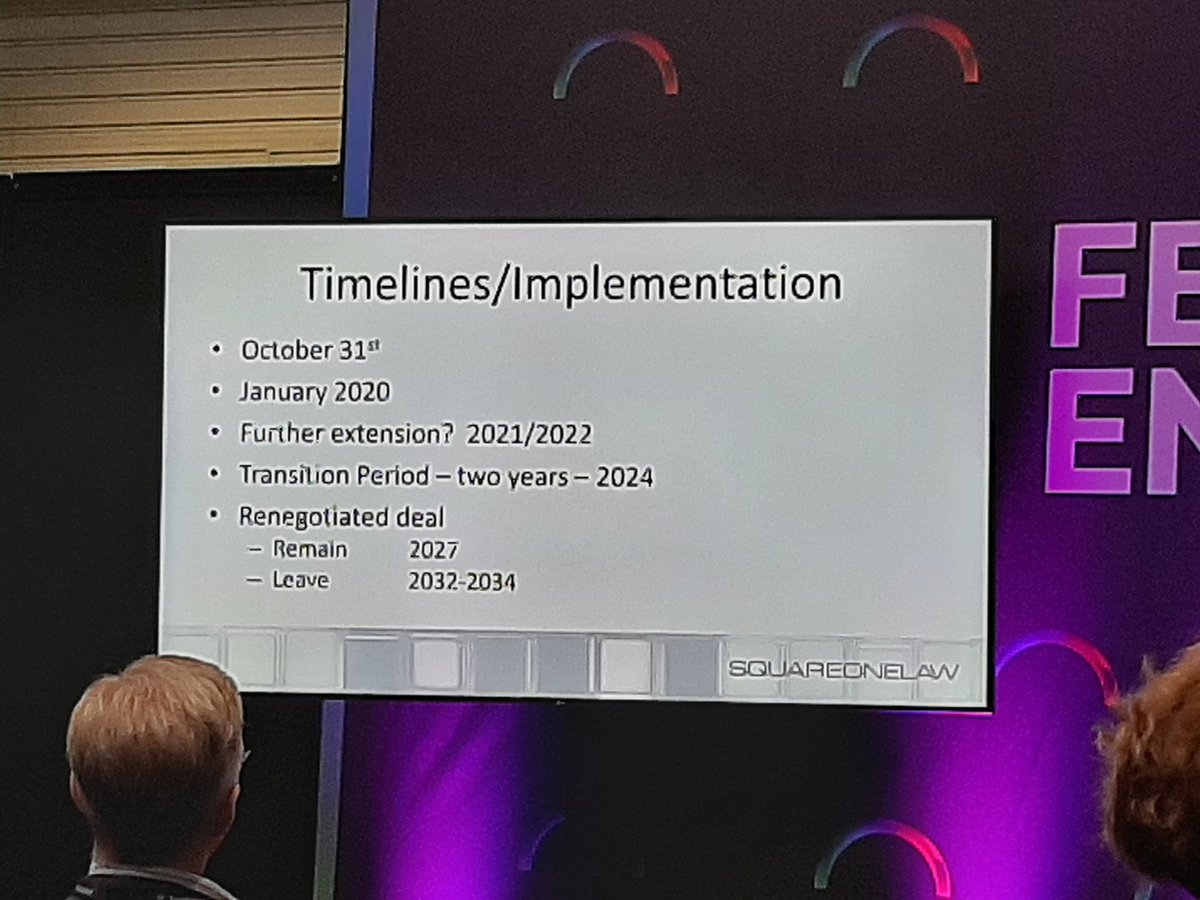 What!?! Possibly up to 2034 until a deal is renegotiated between the UK and EU. #brexit #cheery it will never be over. Who's going to be cashing in on this?