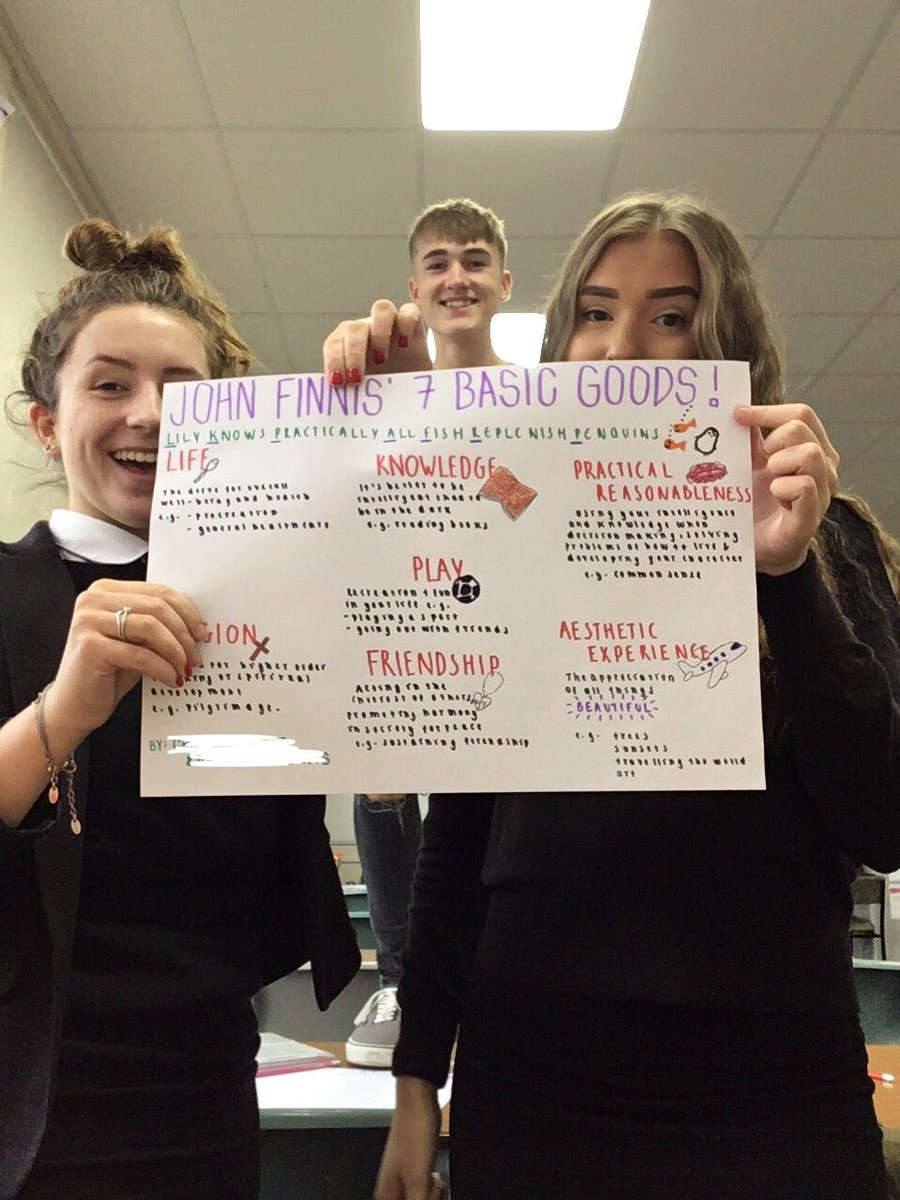 CryptPhilEth's tweet photo. Y13 proud of their posters on Finnis’ Natural Law...getting ready for their upcoming mocks! #cryptyear13 #cryptphileth https://t.co/DCwhhA1dws