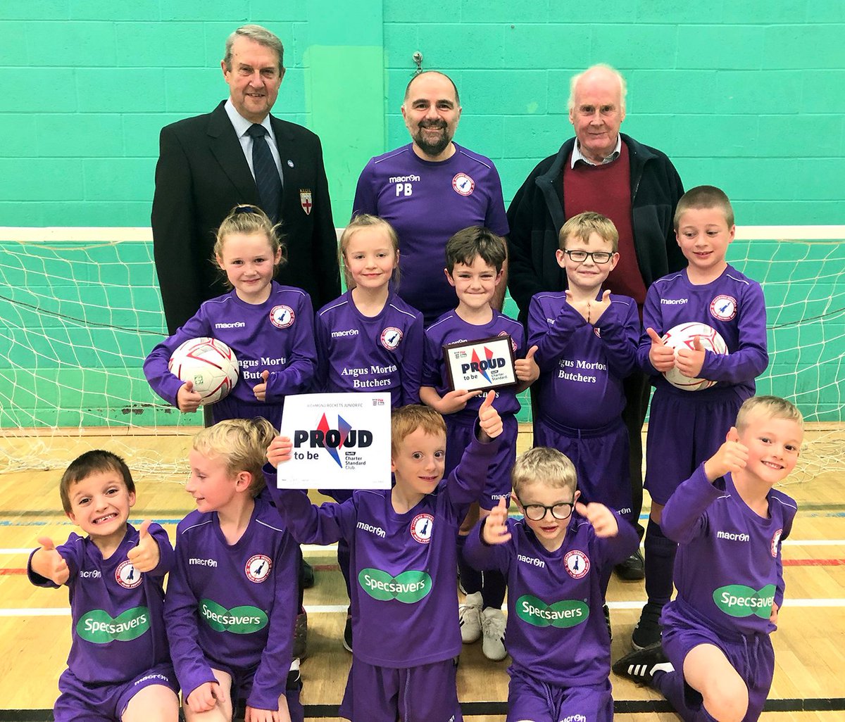 NEWS | Huge congratulations to Richmond Rockets JFC on being awarded Youth Charter Standard status! ⚽️ 🎉

Read more about the achievement and find out what Club Secretary Mandy Bogojevic had to say here ⬇️

🔗 bit.ly/2BEMgnF

<a href="/FA/">The FA</a> #Proud #ForAll