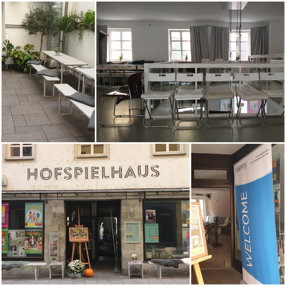 Talentry's tweet photo. Das @Hofspielhaus öffnet seine Tore heute um 🕝 14.30 Uhr für unser Networking-Event #RecruitingCONNECT! 🚀 Die Speaker stehen schon in den ⏳ Startlöchern. https://t.co/kmqz0xkCo2