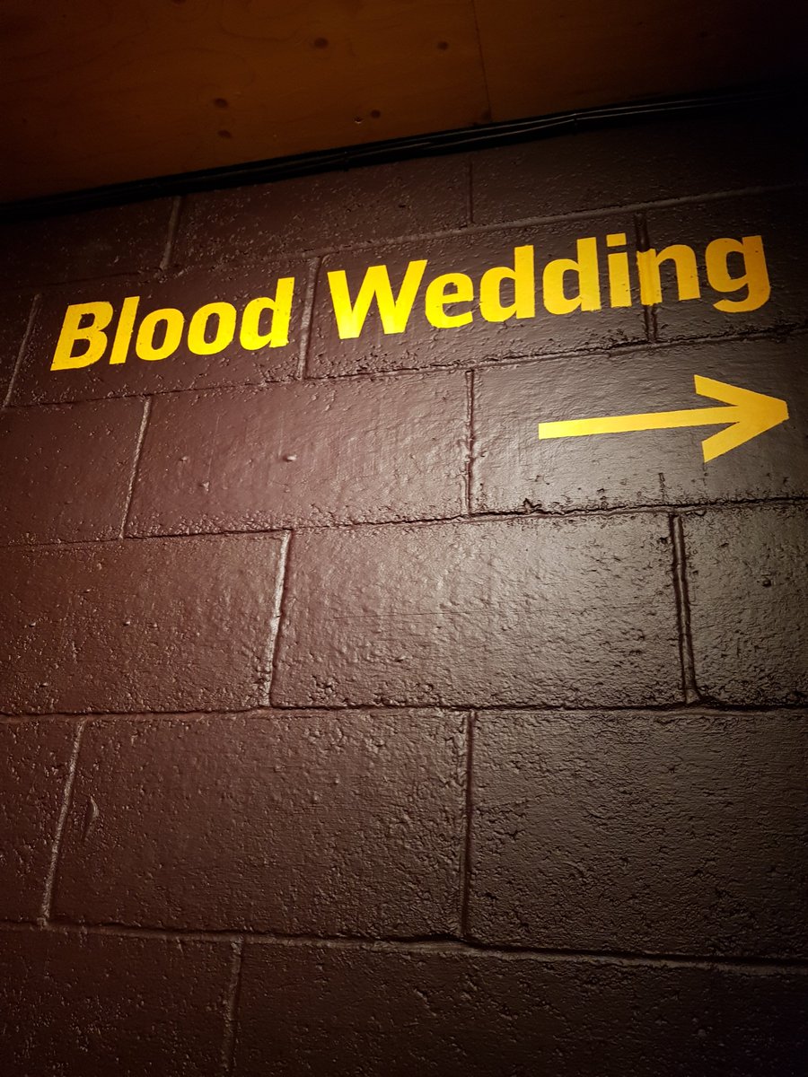 Andalusia Co. Offaly. A primal battle of desire #BloodWedding @youngvictheatre 
Lorca meets #MarinaCarr 
Stunning production & performances. Riveting @olwenfouere @yfarber