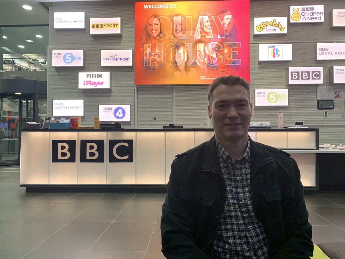 Just arrived in the <a href="/BBCBreakfast/">BBC Breakfast</a> studios to talk about #weasels and #stoats for Weasels: Feisty and Fearless #naturalworld